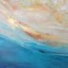 golden sandbar abstract painting closeup