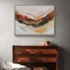 Of My Heart - Abstract Painting - in situ - not to scale